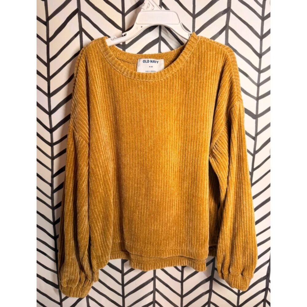 Old Navy Super Soft High Low Cable Knit Sweater Girls 8 5030